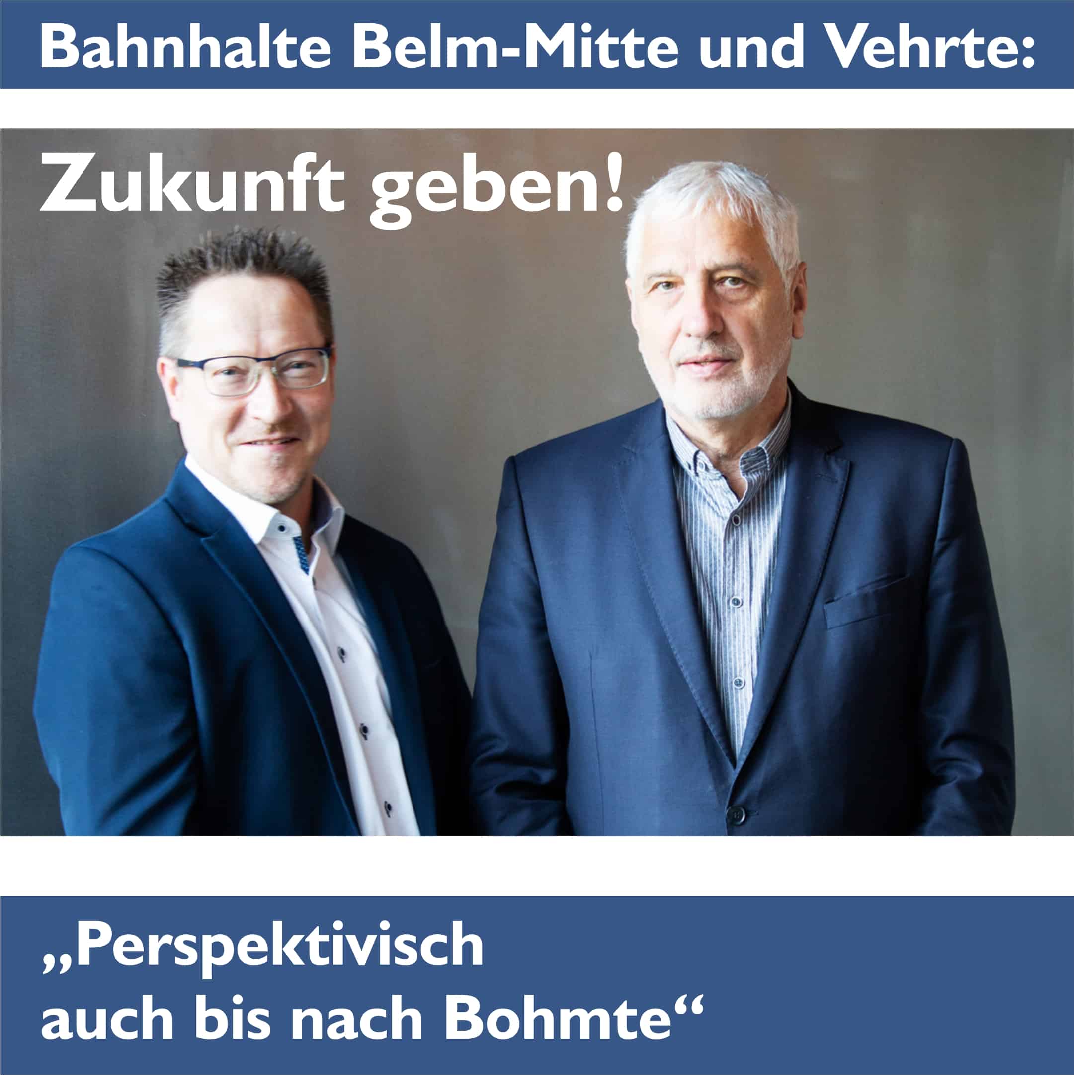 Bahnhalt Belm-Mitte und Vehrte - Zukunft geben! - SPD