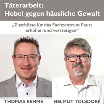 Rehme und Tolsdorf: Täterarbeit – Hebel gegen häusliche Gewalt