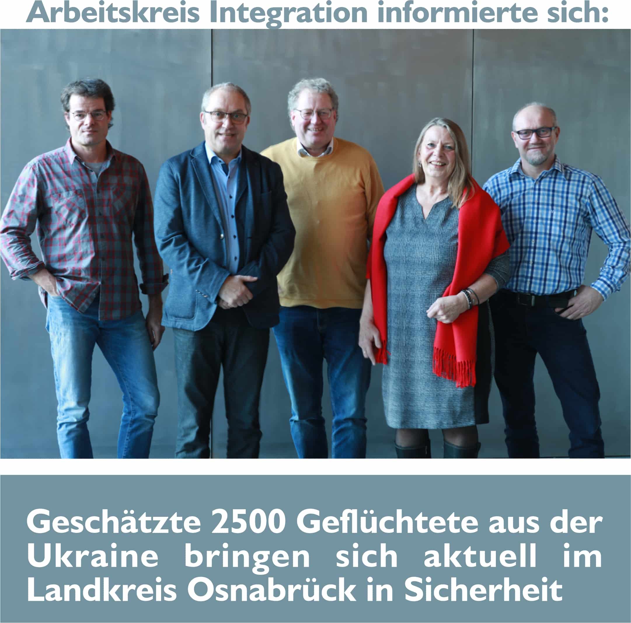 SPD/UWG-Gruppe informiert sich: Geschätzte 2500 Geflüchtete aus der Ukraine bringen sich aktuell im Landkreis Osnabrück in Sicherheit