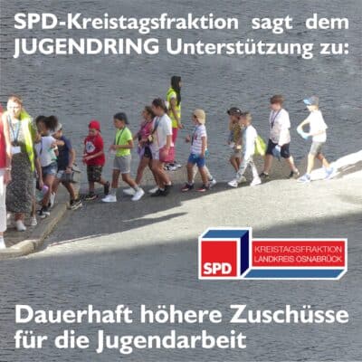 SPD/UWG-Gruppe sagt dem Jugendring volle Unterstützung zu
