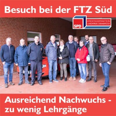 SPD/UWG-Gruppe besucht die FTZ Süd