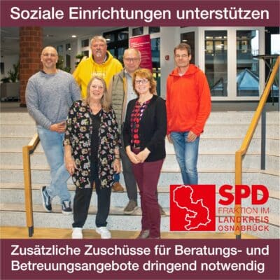 SPD/UWG-Gruppe: Zusätzliche Fördermittel für soziale Einrichtungen auch für 2024 dringend erforderlich