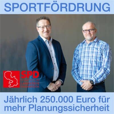 SPD/UWG-Gruppe für Planungssicherheit der Sportvereine