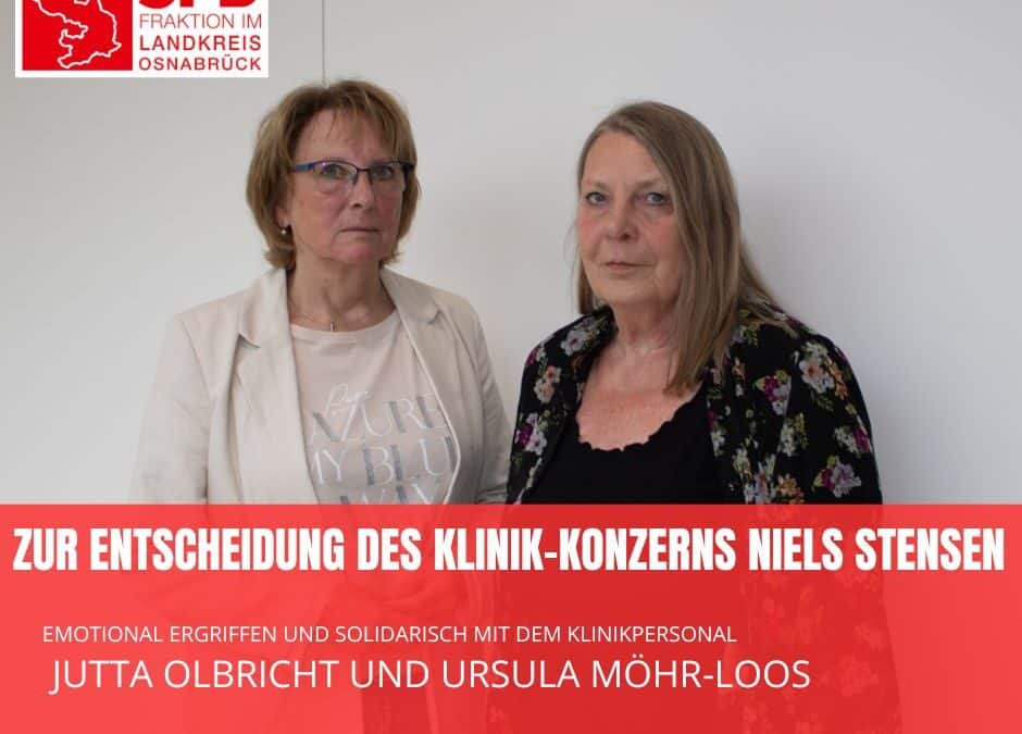 Olbricht und Möhr-Loos zu Plänen von Niels-Stensen: Emotional ergriffen und solidarisch mit dem Klinikpersonal