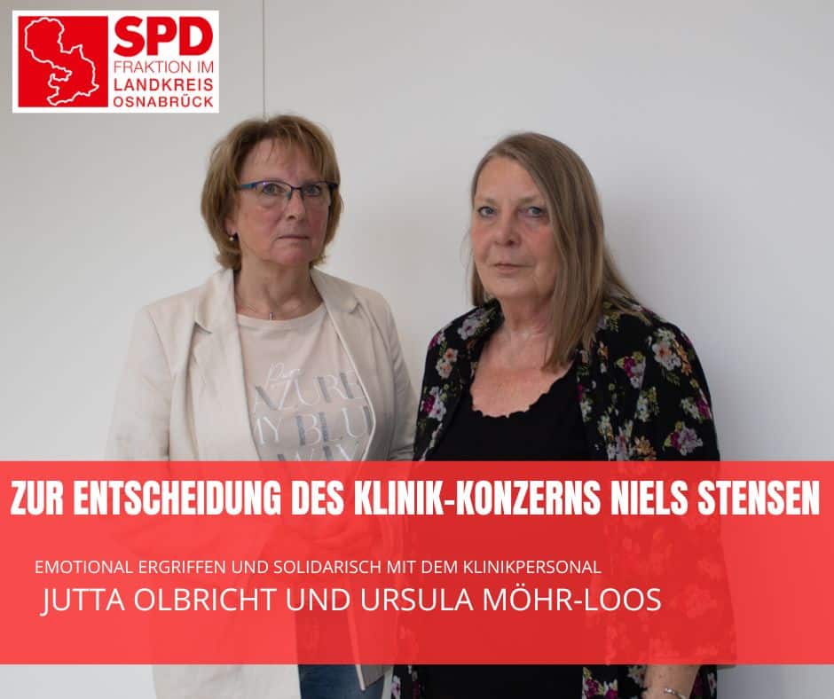 Olbricht und Möhr-Loos zu Plänen von Niels-Stensen: Emotional ergriffen und solidarisch mit dem Klinikpersonal