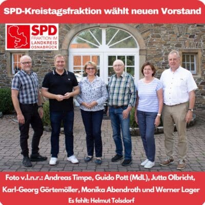 SPD-Kreistagsfraktion wählt neuen Vorstand