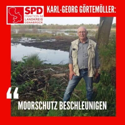 Görtemöller für Beschleunigungsmaßnahmen beim Moorschutz