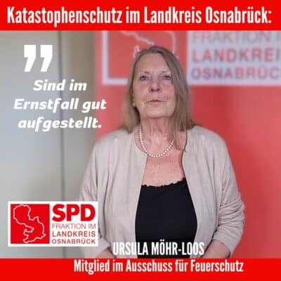 Möhr-Loos: Landkreis Osnabrück ist im Katastrophenfall vergleichsweise gut aufgestellt