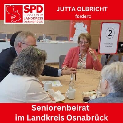 Die SPD/UWG-Gruppe fordert mehr politische Mitbestimmung für Seniorinnen und Senioren
